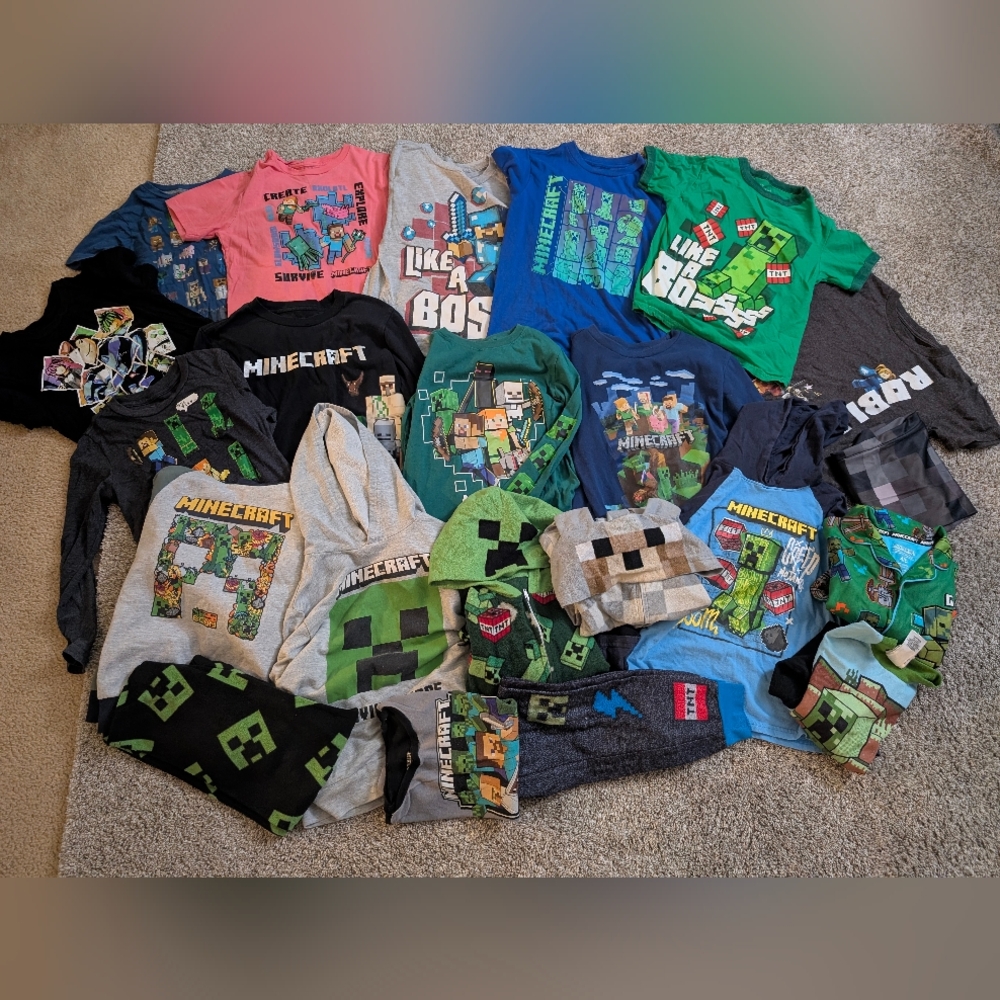 Minecraft Themed Clothing Bundle